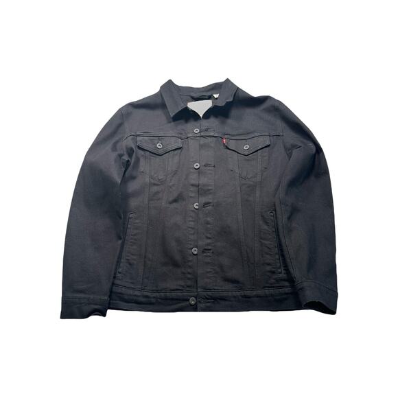 Levi’s PREMIUM BLACK TRUCKER JACKET Relaxed Fit Trucker Jacket - Black | Levi's® CA